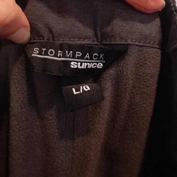 NEW Sunice Stormpack Windproof Fleece Lined Snowpants Grey Winter Slim Large - Picture 14 of 16